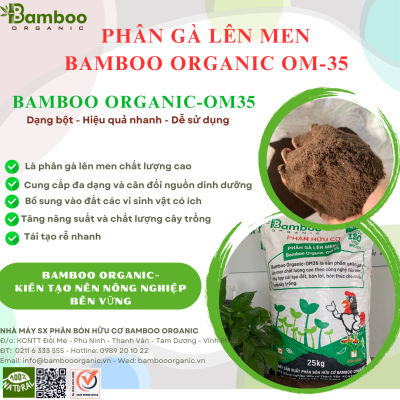 Bamboo Organic OM35 25kg